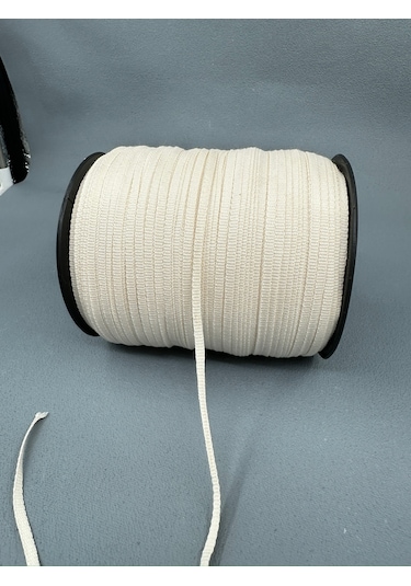 4 Mm Askılık Grogren Şerit 5 Metre - Ekru