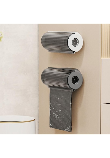 Beyaz Çöp Torbaları Saklama Kutusu Duvara Monte Mutfak Banyo Plastik Çöp Torbası Konteyner Dağıtıcı Ev Depolama