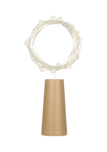 Neevoyu Ip65 Su Geçirmez 4.5v 2m 20 Led Bakır Tel Feneri, Şarap Flasörü Ile Ambiyans Aydınlatması, Beyaz Işık, Ev/parti Dekorasyonu Beyaz