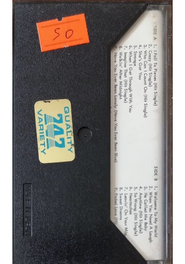 Plak Değildir Kaset Tir Patsy Cline The Country Hall Of Fame Ka