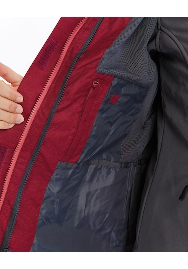 Mapamyumco 3in1 Kadın Mont-kırmızı