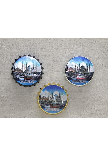 İstanbul Temalı Metal Magnet 53587119