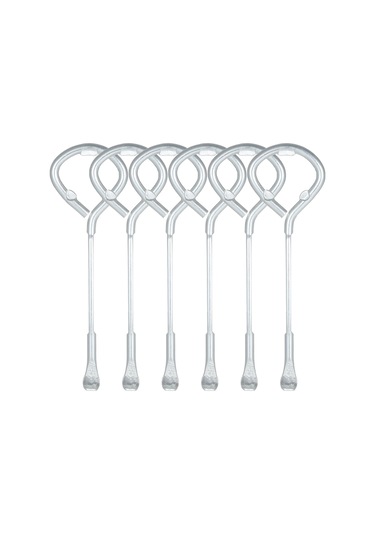 Yuntech01 6 Adet Çelik Anahtar Zinciri 2'li 1: Bira Şişesi Ve Konserve Açıcı - El İşlemli, Dayanıklı, Gümüş Rengi Diğer