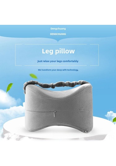 Shineyee Piyasa Ambalajlı Gri Memory Foam Bacak Yastığı - Gebeler İçin Knee & Ayak Desteği, Basınç Azaltıcı, 15-20cm Ayarlanabilir, Yıkama Kolay Gri