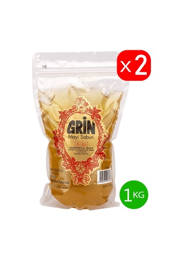 Parlatıcı Jel Arap Sabunu, 2 adet 1 KG Ayçiçek Yağlı Macun Formunda Sabun (Toplam 2 KG)