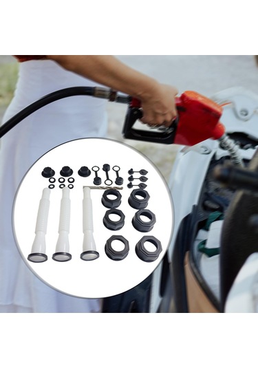 Suntek Matkap Beyaz Esnek Dökme Nozulu 3 Setli Gaz 3'lü-takım