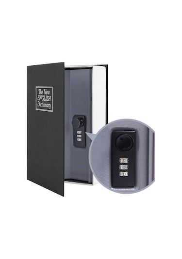 Mühlen Secret Safe 240 Büyük Boy Kitap Şekli Gizli & Şifreli Kasa
