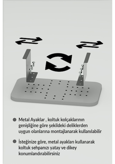 Zigon Sehpa Yan Sehpa Ayarlanabilir Tepsi Dikdörtgen Dekoratif Modern Yatay Dikey Koltuk Sehpası Ceviz Atlantik Çam