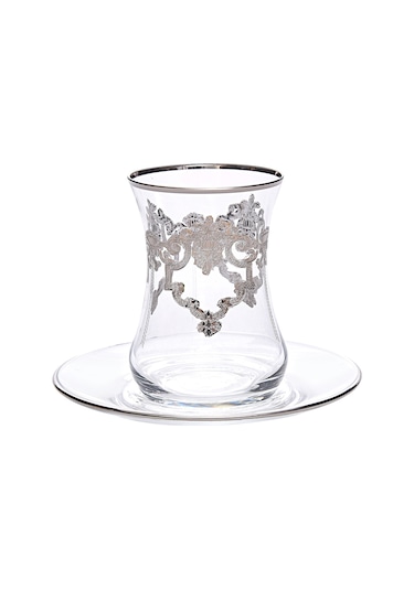 Decorium Çay Takımı 12 Prc Palas Platin M00719 Platin