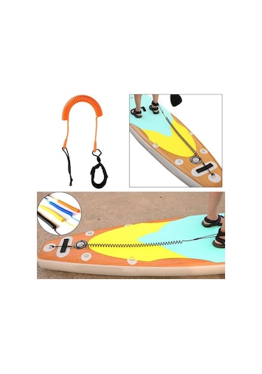 Flybuy Turuncu Tasma Tahtası Sörf Sörf Sarmal Paddleboard İpi Bileği Bacak Ayakta Ayak Af