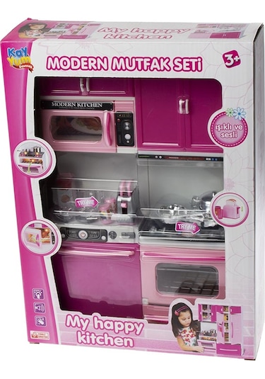 Kayyum Oyuncak 2'li Mutfak Seti Pembe