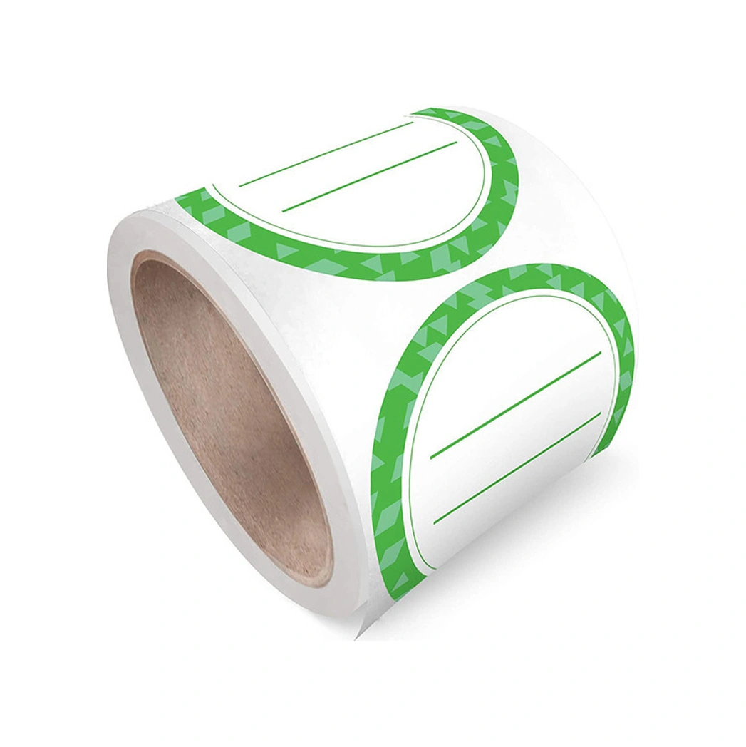 Folinda Gri Yazılabilir, Temiz Çıkarılabilir Etiketler - 50mm 2 İnç 200 Adet / Rolle, Cam Kavanozlar İçin, Ofis-okul Kullanıma Uygun