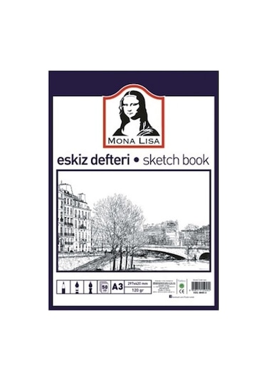 Monalisa Eskiz Defteri 120gr 50yp A3