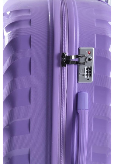 Ççs 5263 Polipropilen Battal Boy Valiz Mor