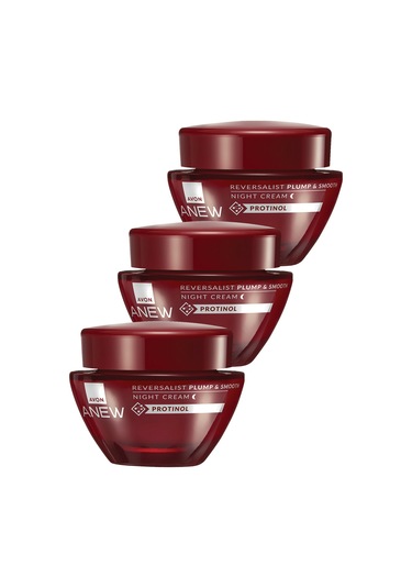 Avon Anew Reversalist Plump & Smooth Gece Kremi 3 x 50 ML