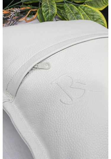 Premium Dekoratif Beyaz Deri Kırlent Kılıfı/ev Ve Ofis Için Gerçek Deri 45x45cm Kırlent Kılıfı Beyaz