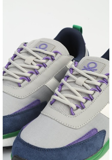 Benetton 11132 Memory Taban Kadın Spor Ayakkabı 267800001805 6 Gri Gri