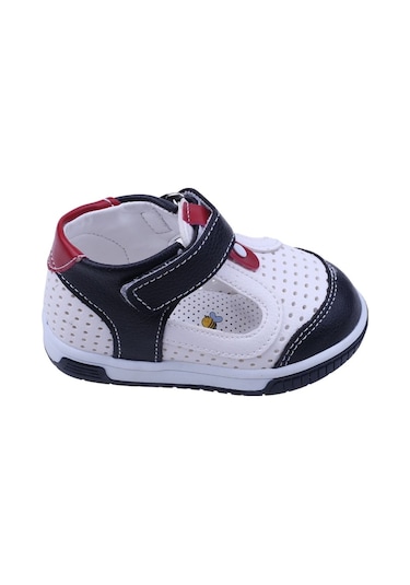 Papuçsepeti 2878 Erkek Bebek İlkadım Ortopedik Ayakkabı Sandalet 001