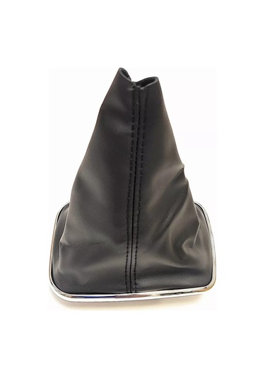 Power Resulting Vites Kolu Kapağı Vw Bora İçin Deri Kılıf Siyah Deri 174905629 Siyah