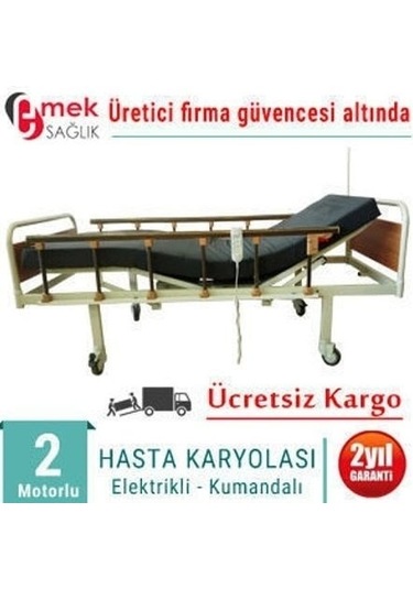 Medikaltec 2 Motorlu Hasta Karyolası İçin Yatak Motoru