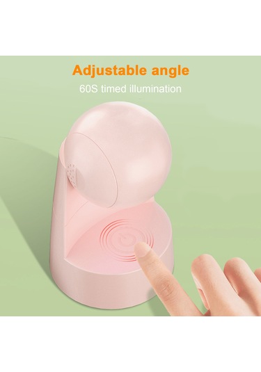 Taşınabilir El Işık Terapi Lambası Usb Dönebilen Melek Ayarlanabilir Mini Tırnak Sanat Lambası