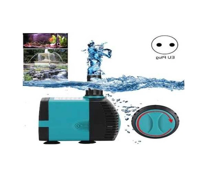 Fortunelane Deniz Suyu Devirleme Motoru - Akvaryum Ve Balık Havuzu İçin Derin Su Pompası Avrupa Standartı Kırmızı Model