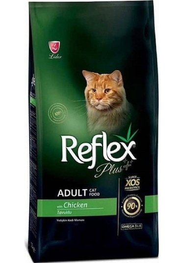 Reflex Plus Adult Cat Tavuklu Yetişkin Kedi Maması 8 KG