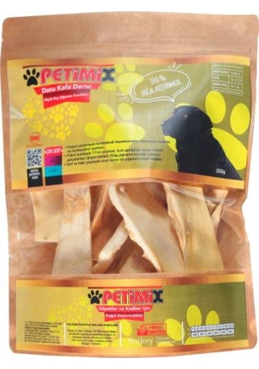 Petimix Dana Kafa Derisi Çiğneme Kemiği 250 G