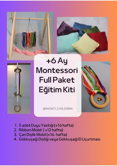 6 Ay Montessori Bebek Eğitim Kiti
