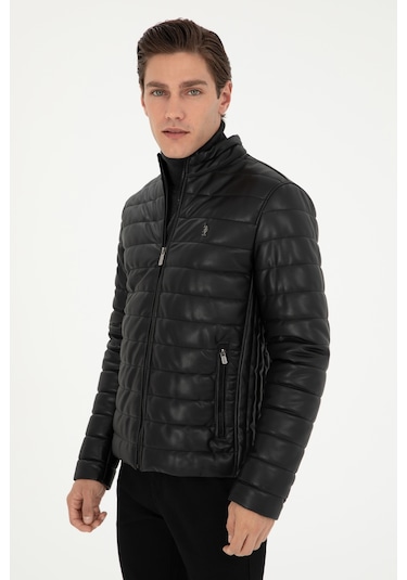 U.s. Polo Assn. Erkek Siyah Deri Mont-kaban 50297251-001 001sıyah