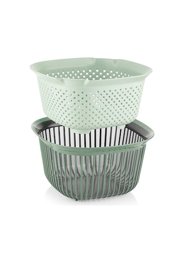 Selka Home 2 Parça Süzgeçli Kase 4000 ML 001