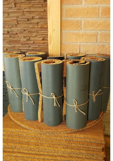 Kalpli Çerçeve Dışarıdan Stres Getirmek Yasaktır Paspas Koko Paspas Dış Kapı Paspası Kıl Paspas Kahverengi