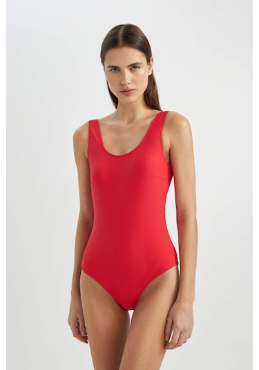 DeFacto Regular Fit Mayo-Fall in Love C0931AX24SMRD197 Kırmızı