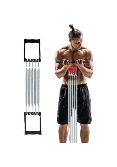 Markafox Çelik Göğüs Yayı Kol Bilek Göğüs Kas Geliştirme Egzersiz Aleti Vücut Geliştirme Seti