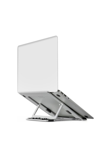 Ebitda Cbtxxj-1 Alüminyum Laptop Standı, Açık Gri, 27.8x23.6x3.2cm, 17'' Bilgisayarlar İçin Ayarlanabilir Ve Katlanabilir