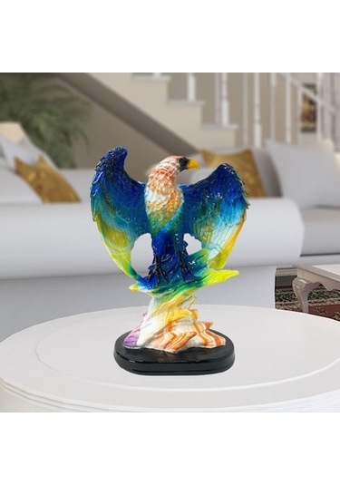 Lijinxu Reçine Heykeli Ev Dekoru Için Hediye Koridor Mavi