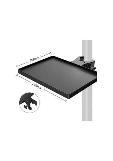 Homyl Mikrofon Standı Tepsi Tutucu Ses Telefon-tutucusu-olmadan