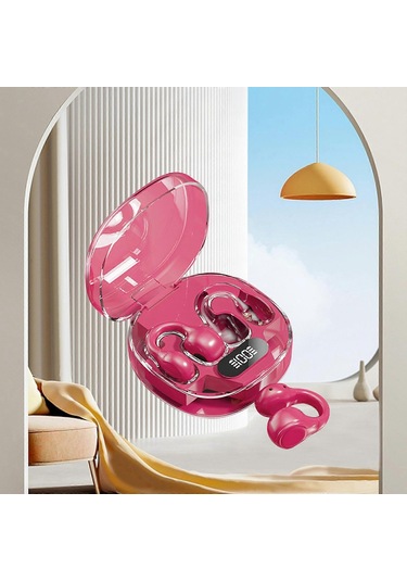 Bluetooth 5.3 Kablosuz Kulaklık Şeffaf Şarj Kutusu Stereo 0001