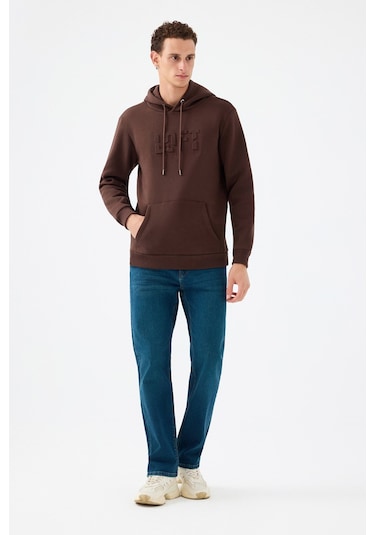 Loft Erkek Sweatshirt Lf2041392 Kahverengi