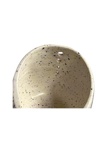 Homyl Seramik Soyucu Kase Farklı Yuvarlak Delik Boyutları Sebze Bej