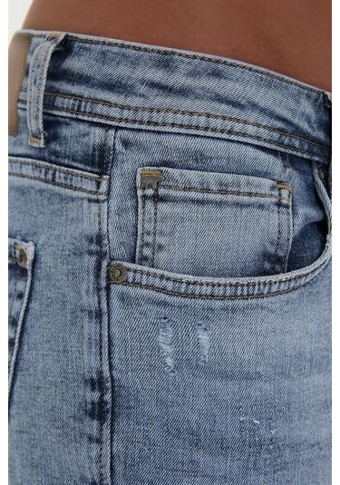 Bad Bear Xavier Jeans Buz Mavi Erkek Denim Pantolon-ıce Blue Mavi