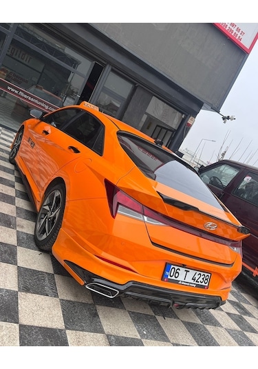 hyundai elentra (2021...) arka tampon eki---fibersan tuning