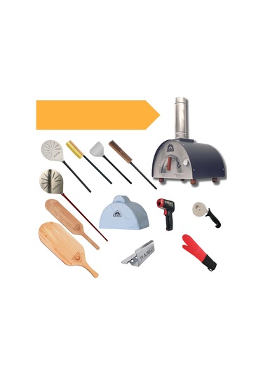 Barba Fl-46 Set Üstü Bahçe Fırını Profesyonel Paket Siyah
