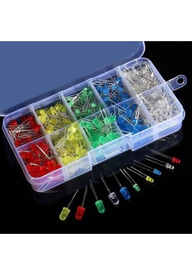 Trendooze Homyl 375 Adet Rgb Led'ler, 3mm Ve 5mm Boyut