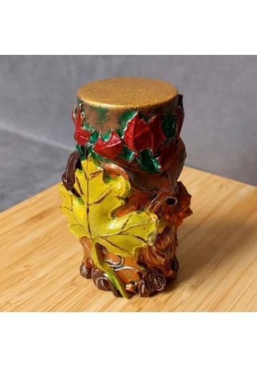 Uretti - Ayşe 7362 - 4115 El Yapımı Yaprak Motifli Biblo 1 Adet