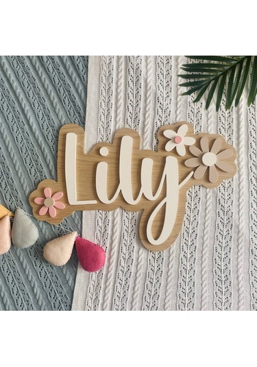 Kişiye Özel İsimlik Kapı Süsü Bebek Ve Çocuk Odası Dekoru