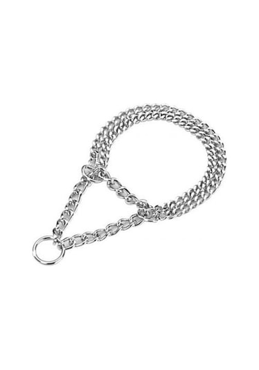 Nunbell İki Sıralı Zincir Köpek Boyun Tasması 2MMx25CM
