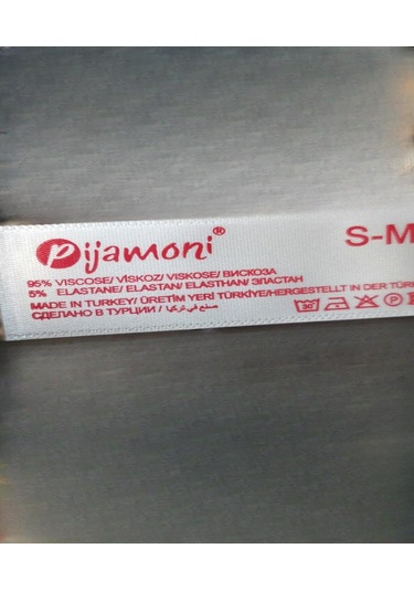 Pijamoni Kadın İp Askılı Kaşkorse Viskoz Likralı Pijama Takımı 5533-2 / 1 Adet Haki