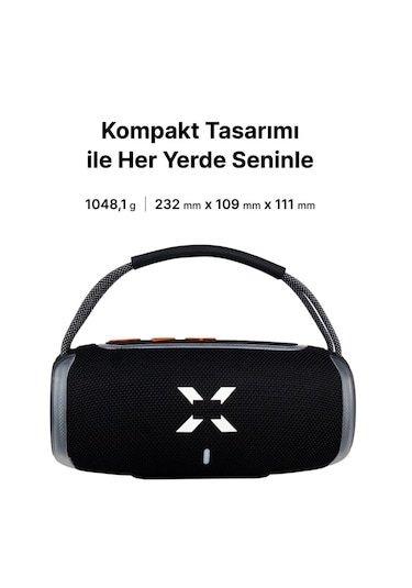 Xenon Smart Kablosuz Bluetooth Hoparlör  Rgb Işıklı 20w Tws X6701