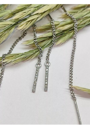 Sılver Whale Gümüş Küpe File Çekiçli Delikli 237436415 Diğer